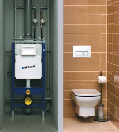 Готовое решение для подвесных унитазов Geberit Duofix UP100 458.125.11.1 белый