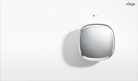 Кнопка смыва Viega Visign for More 202 773465 белый/хром глянцевый