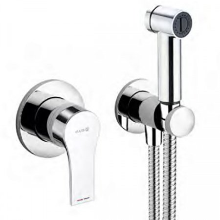 Гигиенический душ со смесителем Kludi Zenta SL 489980565 хром