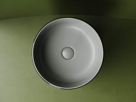 Раковина накладная 35см Ceramica Nova Element CN6073MH антрацит матовый