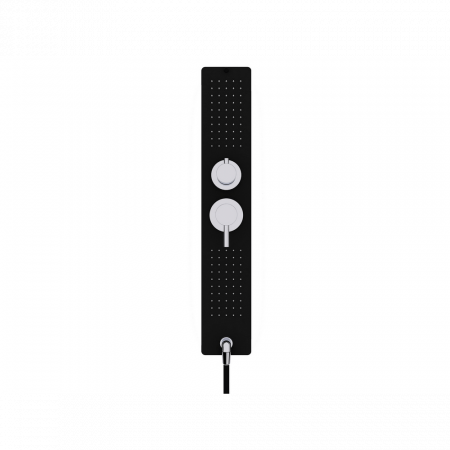 Душевая кабина Black&White G8001 90x90x215 профиль черный матовый, стекло прозрачное