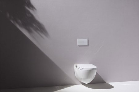 Унитаз биде Laufen Cleanet Riva Rimless 8.2069.1 подвесной с сиденьем Микролифт