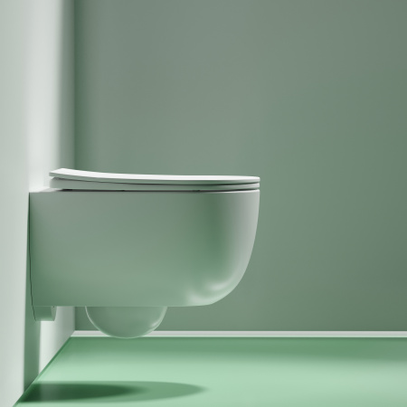 Унитаз подвесной безободковый Ceramica Nova Modena Rimless CN6063MW белый матовый