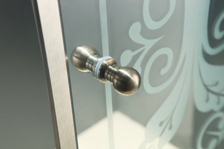 Душевой уголок Cezares Giubileo A-2 90х90 профиль Хром стекло прозрачное