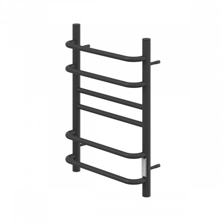 Полотенцесушитель электрический Point PN90846B П6 400x600 диммер справа, черный