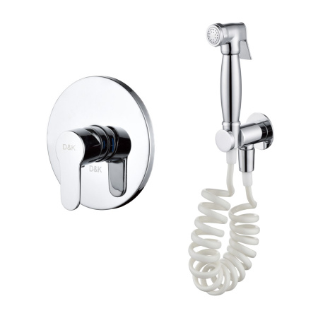 Гигиенический душ со смесителем D&K Rhein DA1395001, хром