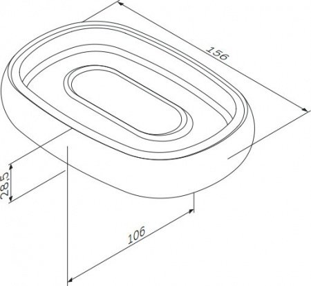 Мыльница AM PM Sensation A3031200 хром