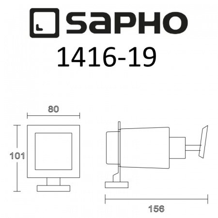 Дозатор Sapho APOLLO 1416-19 хром