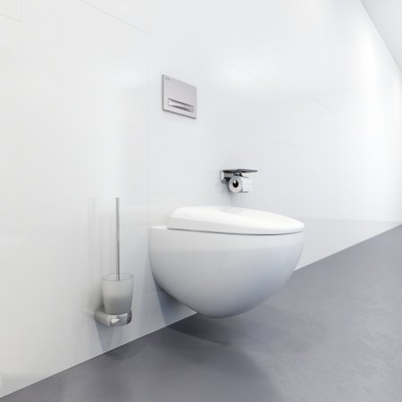 Ершик для унитаза AM PM Sensation A3033300 хром/матовое стекло