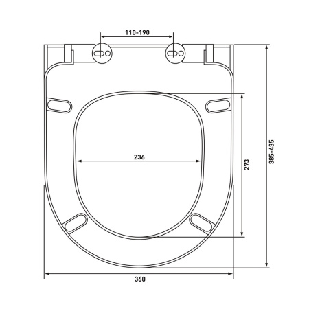 Унитаз подвесной Aquatek Поларис AQ0700-00 с сиденьем Soft Close