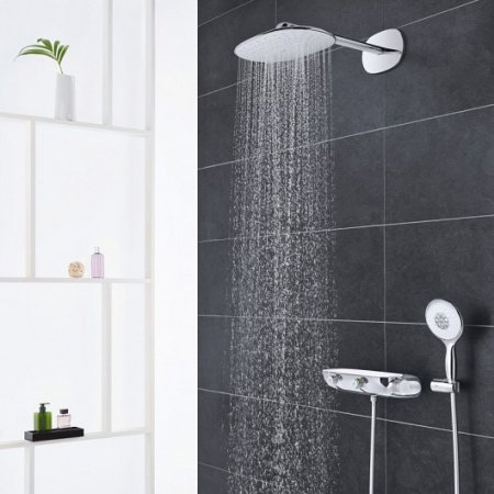 Встраиваемая душевая система Grohe Rainshower SmartControl 26446LS0 хром/белый