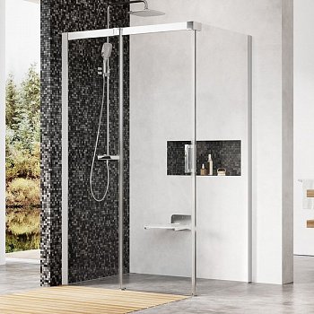 Душевой угол Ravak Matrix MSDPS 120x90x195 профиль хром блестящий, стекло прозрачное, левый