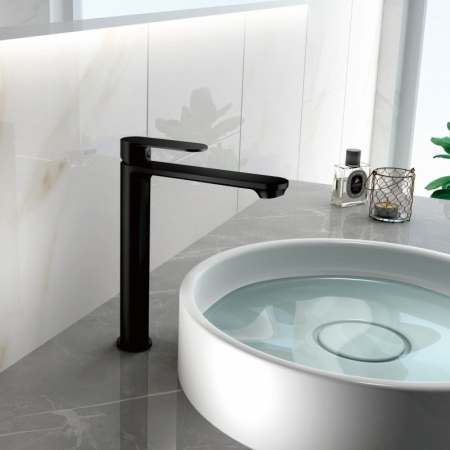 Смеситель для раковины Haiba HB11590-7, черный