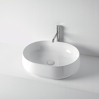 Раковина накладная 53см Kerasan F10 460501 белый