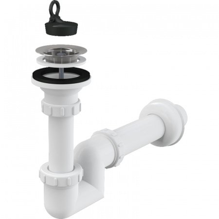 Сифон для раковины Alcaplast A412-DN40 белый