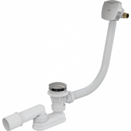 Слив-перелив Alcaplast A508KM-120 Click-Clack белый хром