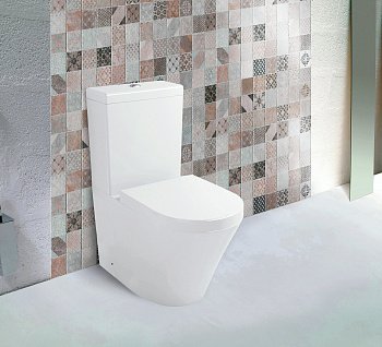 Напольный унитаз-компакт Grossman Modern GR-N3011 белый, с сиденьем микролифт