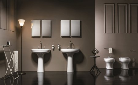 Раковина полувстраиваемая 70см Azzurra Charme CHA270bi*1 белый