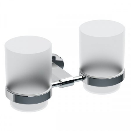Двойной держатель с двумя стаканами Ravak Chrome CR 220.00 Хром