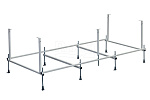 Монтажный комплект для ванны Roca BeCool 180х90 ZRU9307686 (хромированные ручки, каркас, комплект креплений к стене, система слив-перелив)