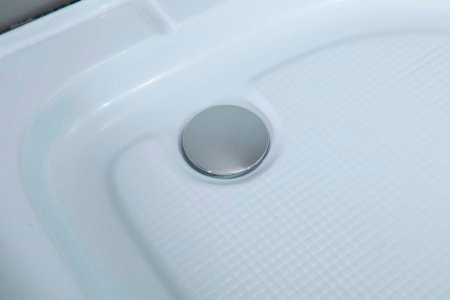 Душевая кабина Timo Eco TE-0702 L P 120x80x215 профиль белый, стекло рифленое