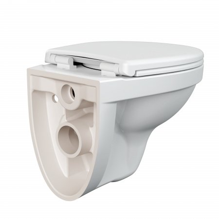 Унитаз подвесной Cersanit Delfi S-MZ-DELFI-PL белый, с сиденьем микролифт