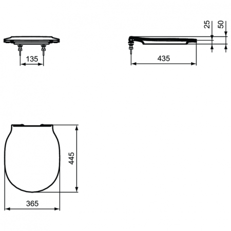 Промо-комплект 3 в 1 Ideal Standard с подвесным унитазом CONNECT AIR AquaBlade® E005401 и инсталляцией PROSYS