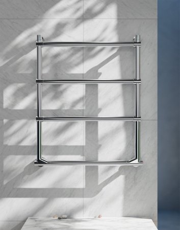 Полотенцесушитель электрический Margaroli Sole 5124704CRNB 64х50см хром