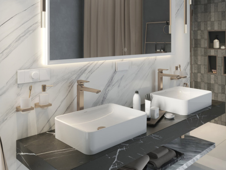 Раковина накладная 55см Hansgrohe Xuniva Q 60168450 белый