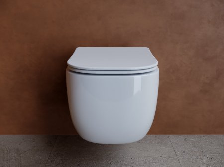 Унитаз подвесной безободковый Ceramica Nova Noel CN3013 белый