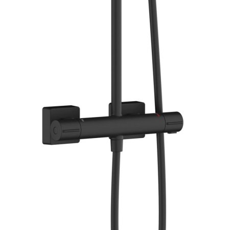 Душевая стойка Hansgrohe Vernis Shape 26427670 черный матовый