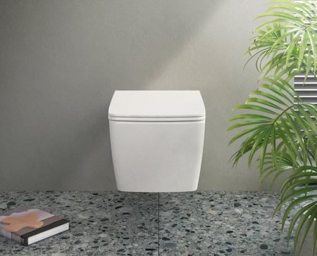 Комплект подвесной безободковый унитаз VitrA Metropole Rim-Ex, система инсталляции VitrA V12, кнопка Loop T матовый хром, тонкое сиденье микролифт