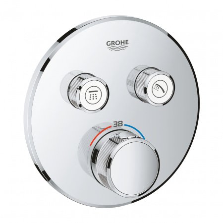 Термостат для ванны с душем Grohe Grohtherm SmartControl 29119000 хром