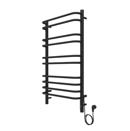 Полотенцесушитель элекрический Aquatek Пандора 90х50 черный матовый