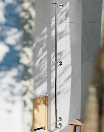 Полотенцесушитель электрический Margaroli Arcobaleno 616-L 616CRB-1650 1650x74 BOX хром