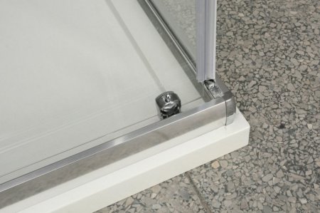 Душевой уголок BelBagno Uno A-2 85x85 профиль Хром стекло прозрачное