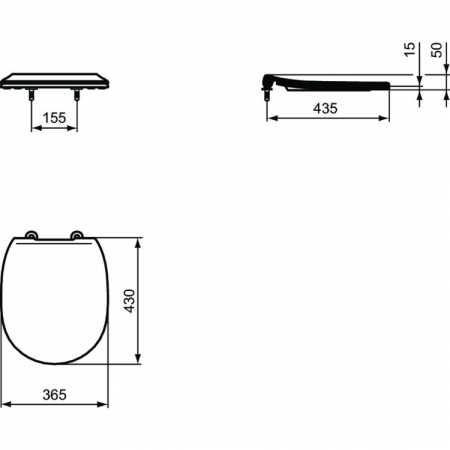 Пневматический промо-набор 4 в 1 Ideal Standard с унитазом E822301 CONNECT Rimless, с сиденьем и крышкой E772401, с инсталляцией PROSYS 120 P и пневматической панелью смыва OLEAS™ P1