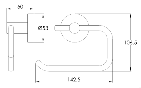 Держатель туалетной бумаги Benesque Lumiere 70010406 бронза брашированная