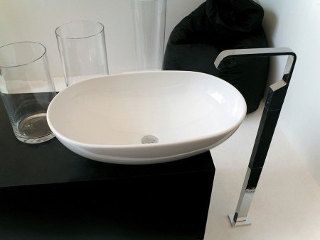 Раковина накладная 70см ArtCeram La Ciotola LCL002 белый