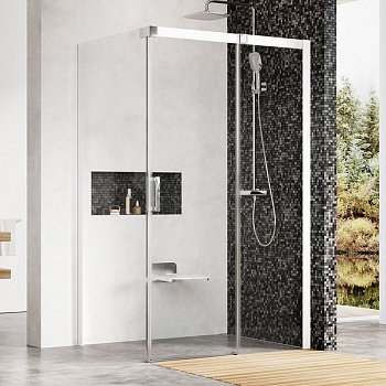 Душевой угол Ravak Matrix MSDPS 120x80x195 профиль белый, стекло прозрачное, правый