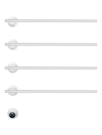 Полотенцесушитель электрический встраиваемый WONZON & WOGHAND DORTMUND, Белый матовый (WW-A364-MW)