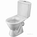 Унитаз-компакт Santek Алькор с диагональным выпуском, антивсплеск 1WH302196