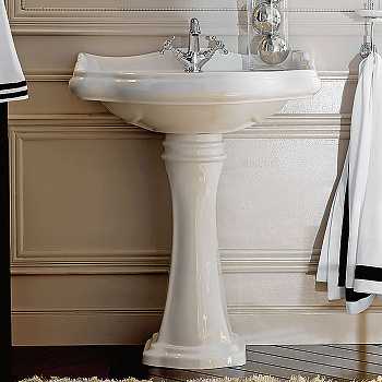 Раковина подвесная 69см Kerasan Retro 104601*1 белый