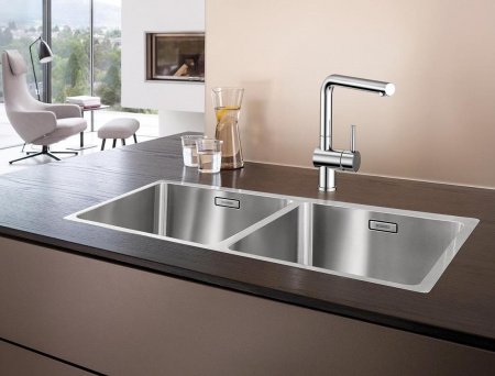 Смеситель для кухни Blanco Linus-F 514026 нержавеющая сталь