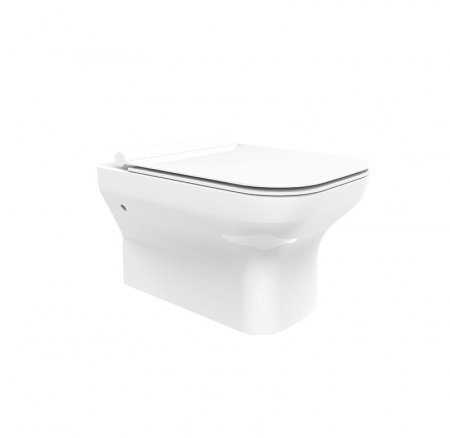 Унитаз подвесной Creo Ceramique Arles AS1100+AS1001T белый