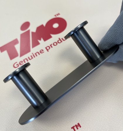 Вешалка на 2 крючка Timo Saona 13014/18 черное золото