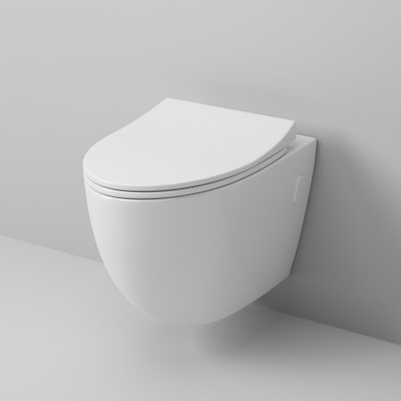 Унитаз подвесной Grossman GR-4451S белый, с сиденьем микролифт