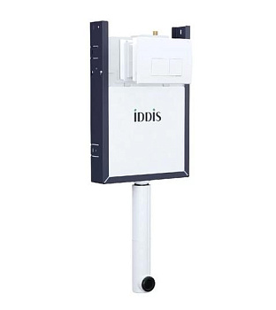 Бачок скрытого монтажа Iddis Optima Home OPH0W0Ci32K клавиша смыва белый