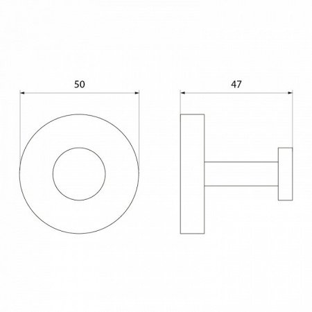 Крючок IDDIS Gezanne L091 хром
