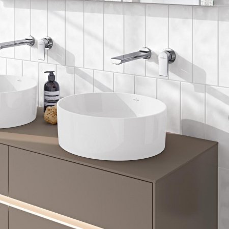 Раковина накладная 40см Villeroy & Boch Collaro 4A184001 белый